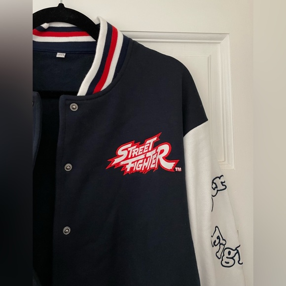 Ultra Rare Street Fighter Varsity Bomber - Medium - Picture 2 of 6